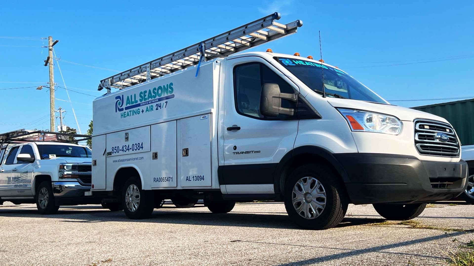 HVAC Service Vans in Pensacola, FL | All Seasons Service Network